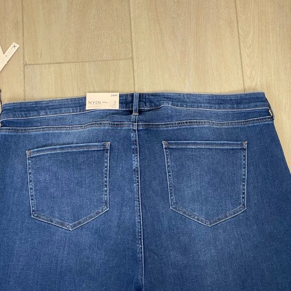 NEW NYDJ Womens Plus 24W Slim Bootcut Jeans Lift Tuck Presidio Wash Denim - Picture 9 of 10
